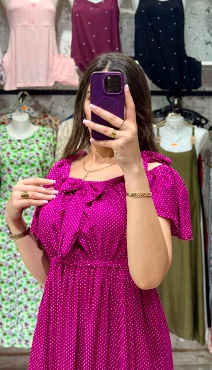 Robe à pois